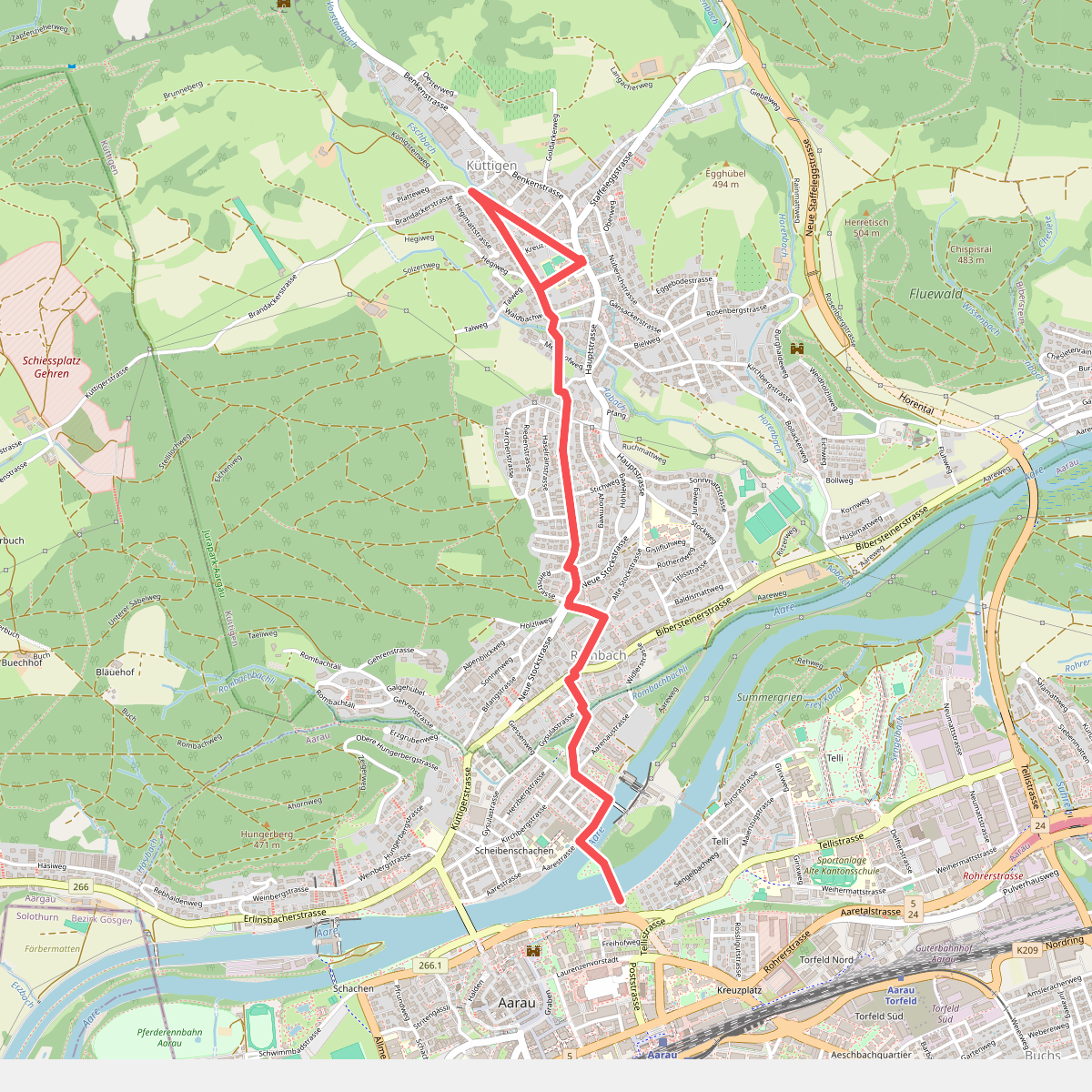 Aarau - Küttigen