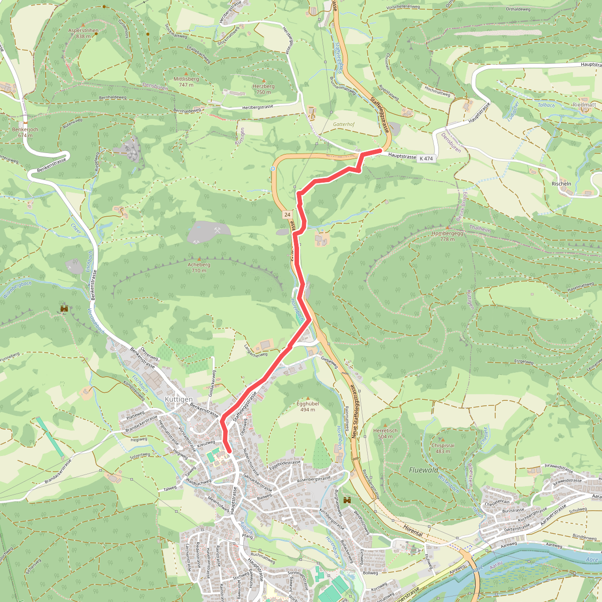 Küttigen - Staffelegg