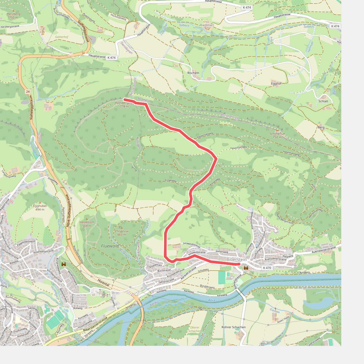 Hombergegg - Biberstein