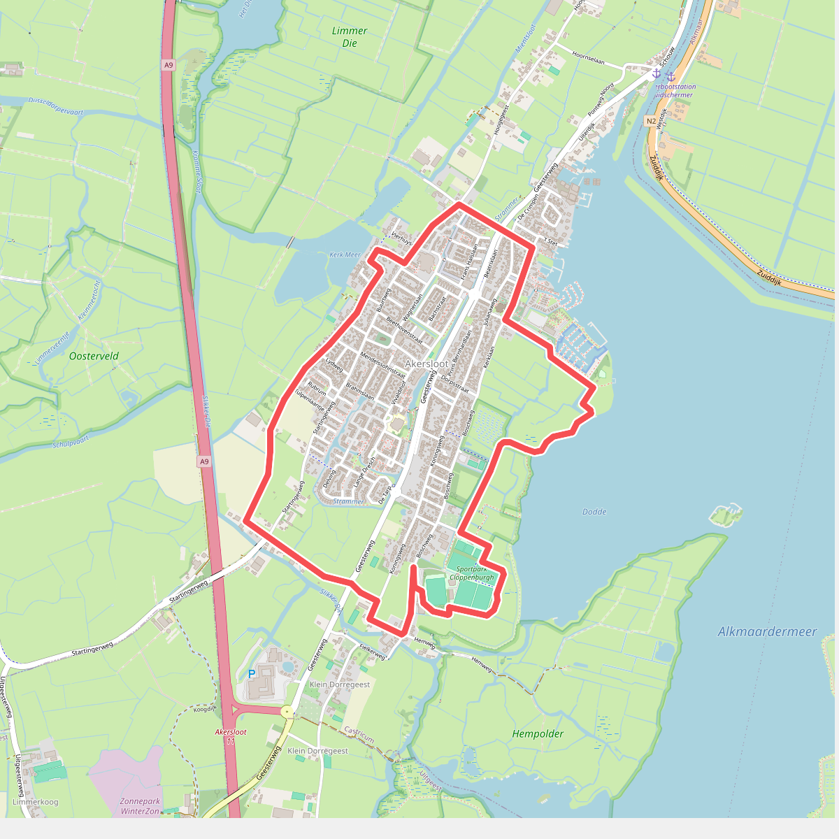 Ommetje Akersloot (geel)