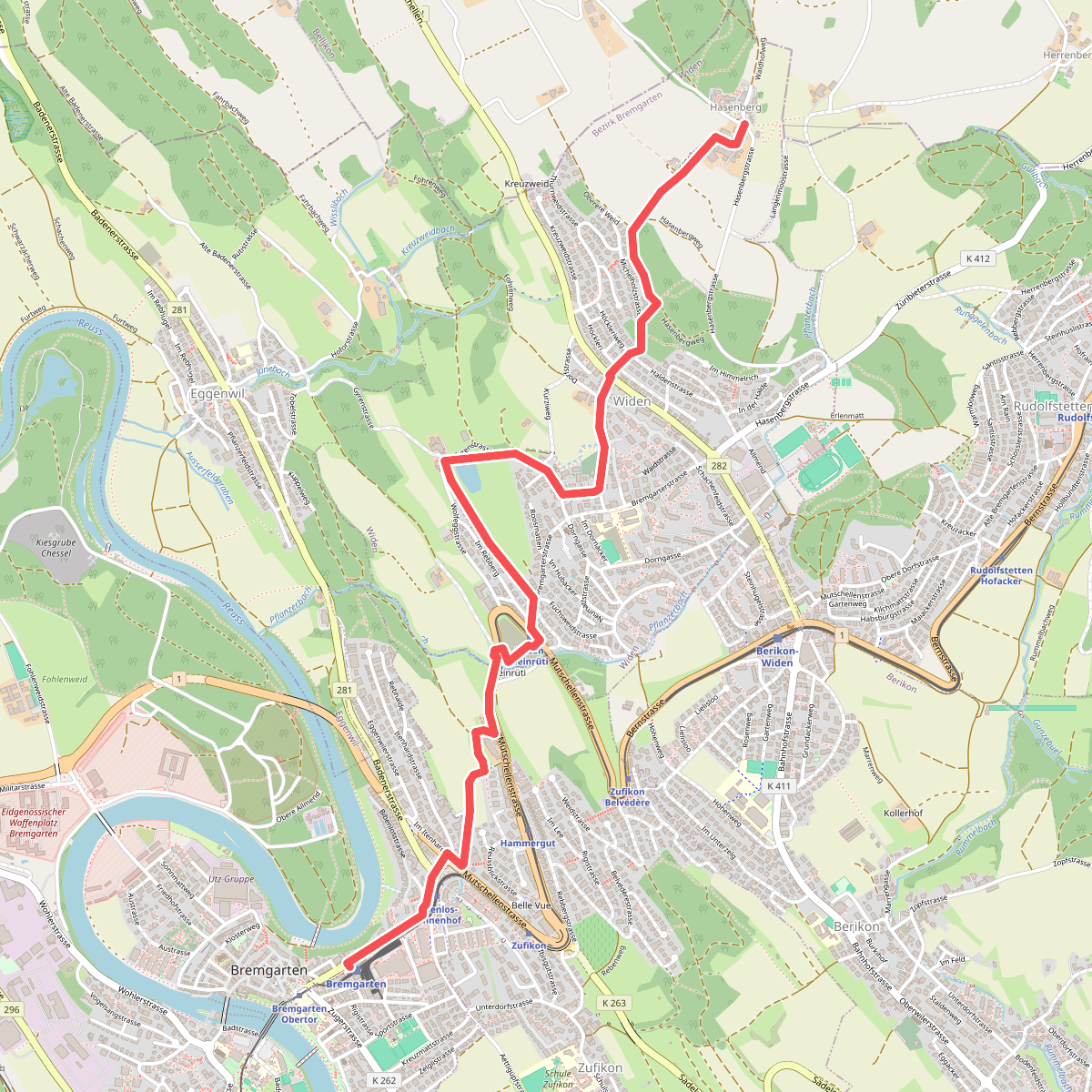 Bremgarten - Hasenberg