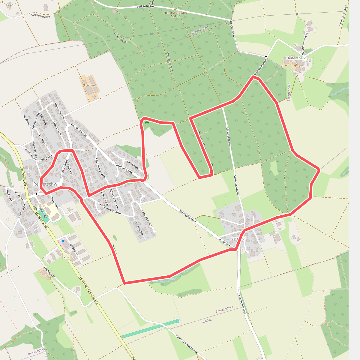 Kulturweg Remetschwil Route 1