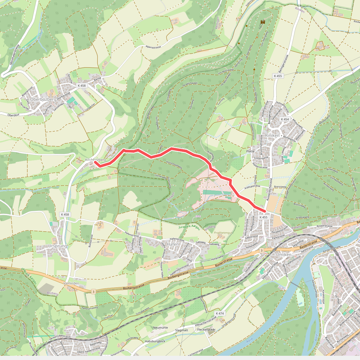 Kirchbözberg - Riniken