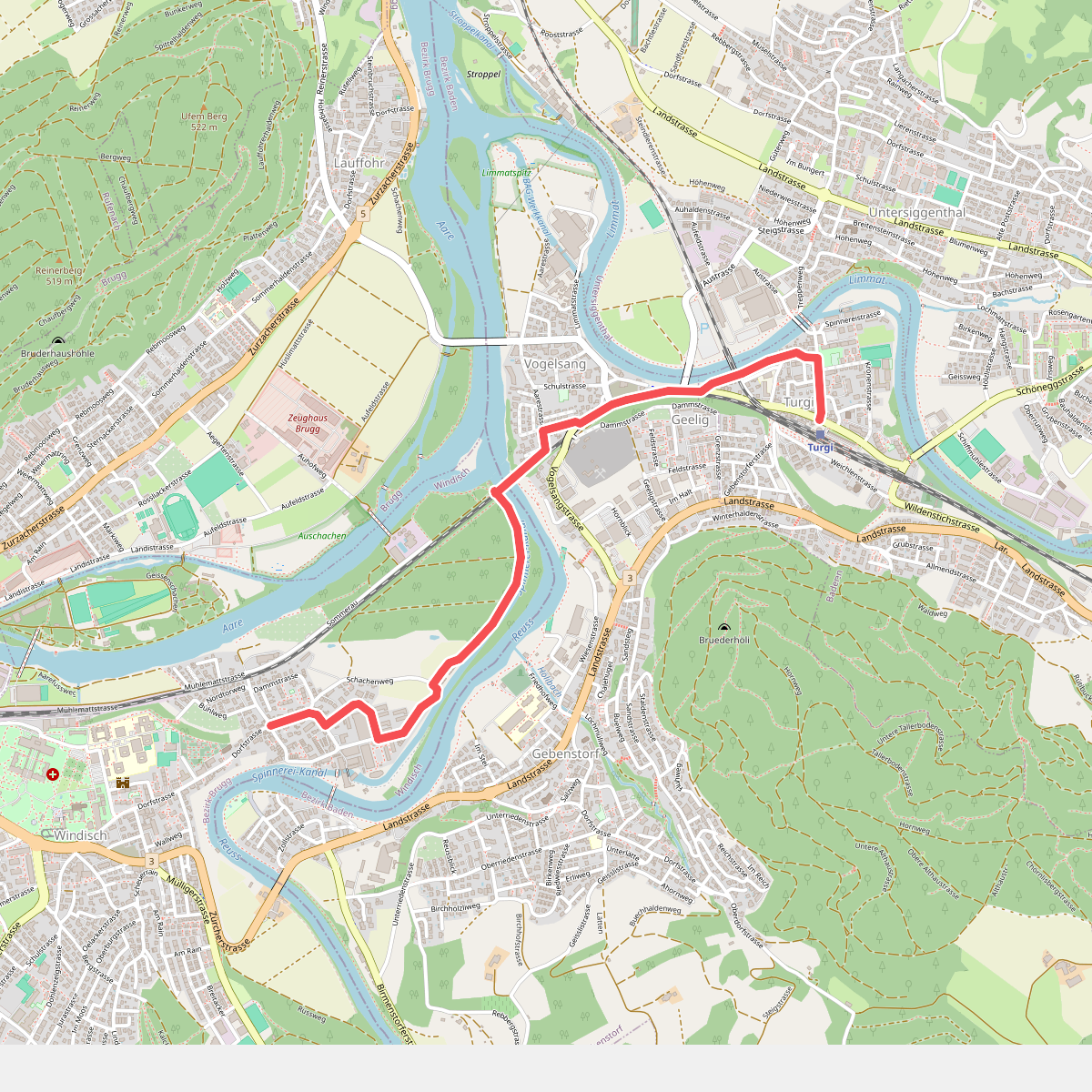 Unterwindisch - Turgi