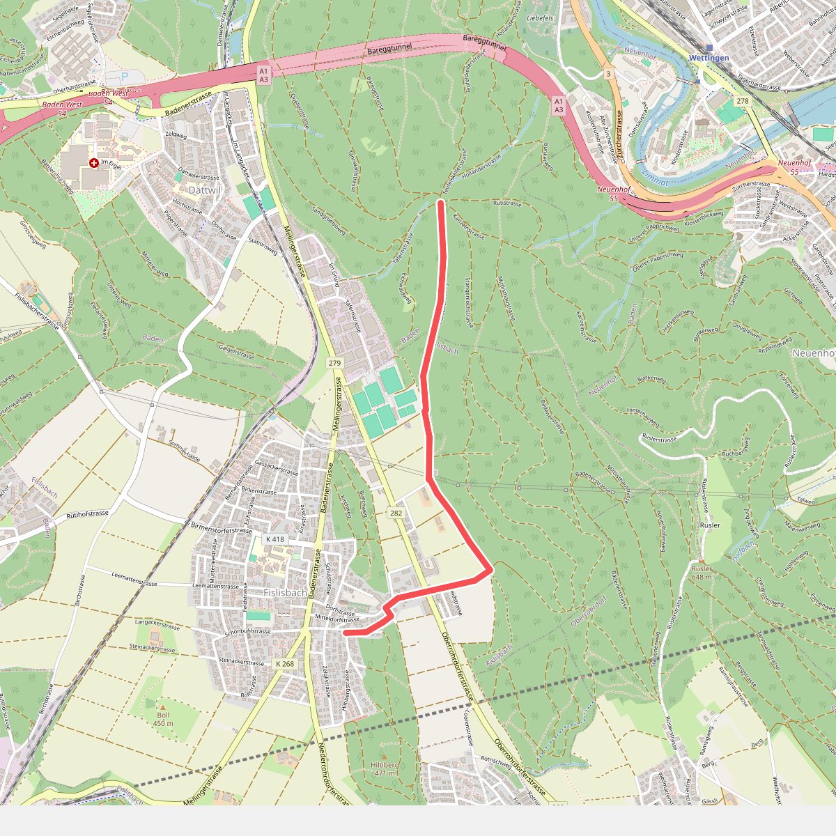 Fislisbach - Spittelau