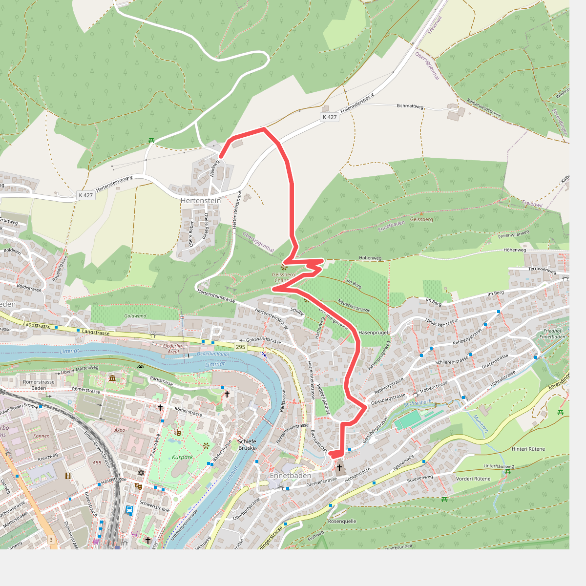 Hertenstein - Ennetbaden