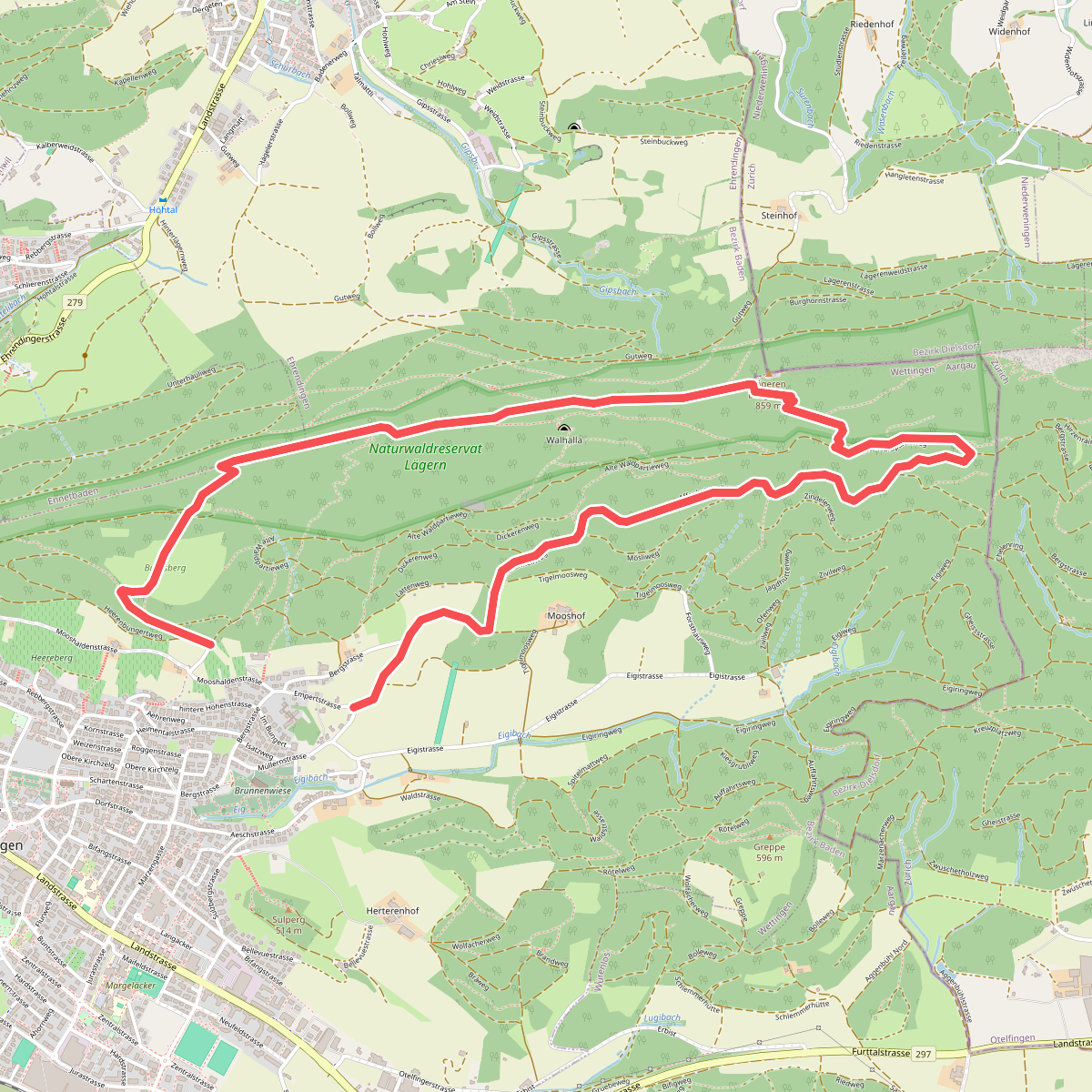 Wettingen Route 5