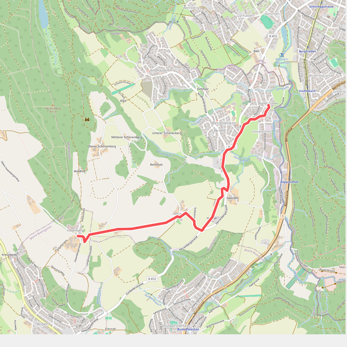 Baltenschwil - Hasenberg