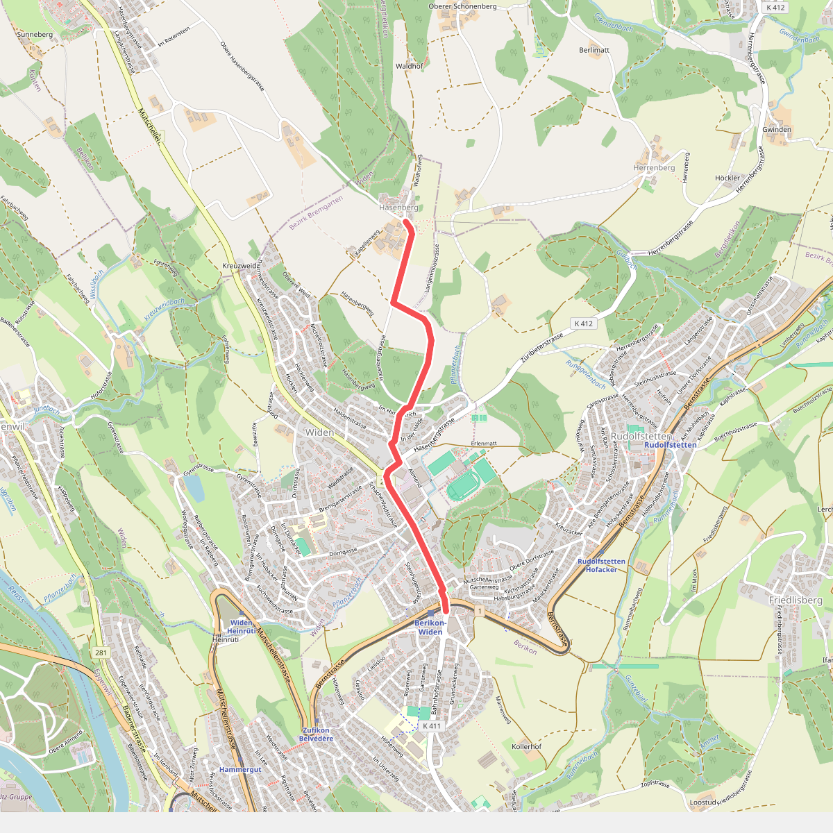Berikon Widen - Hasenberg