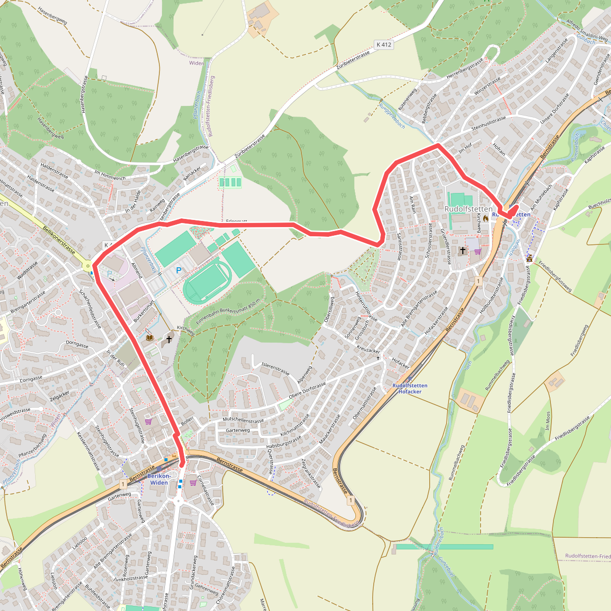 Berikon Widen - Rudolfstetten
