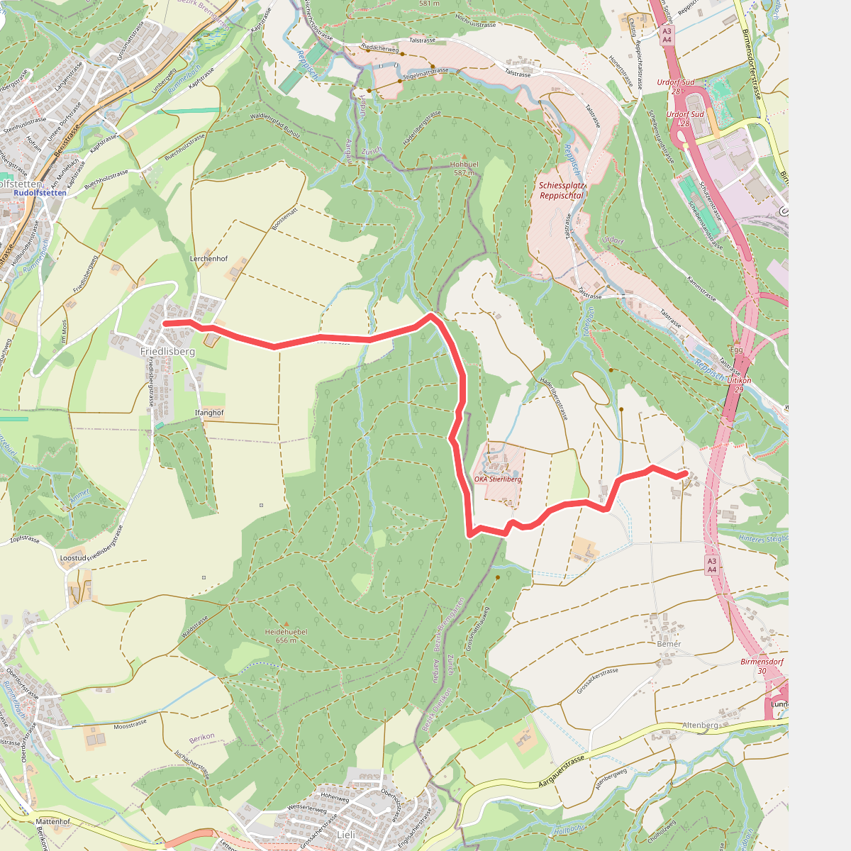 Friedlisberg - Hafnerberg