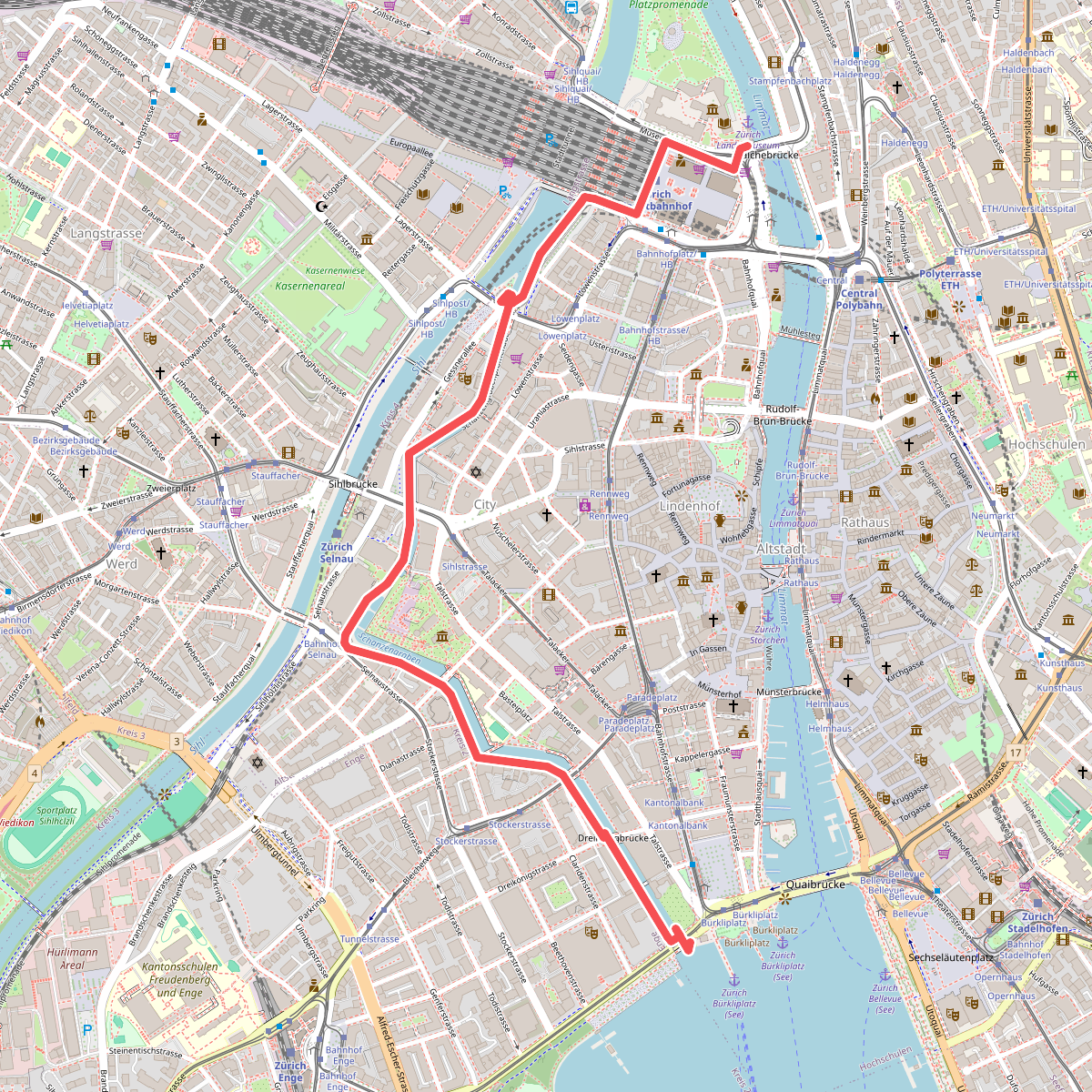 Bürkliplatz - Zürich HB
