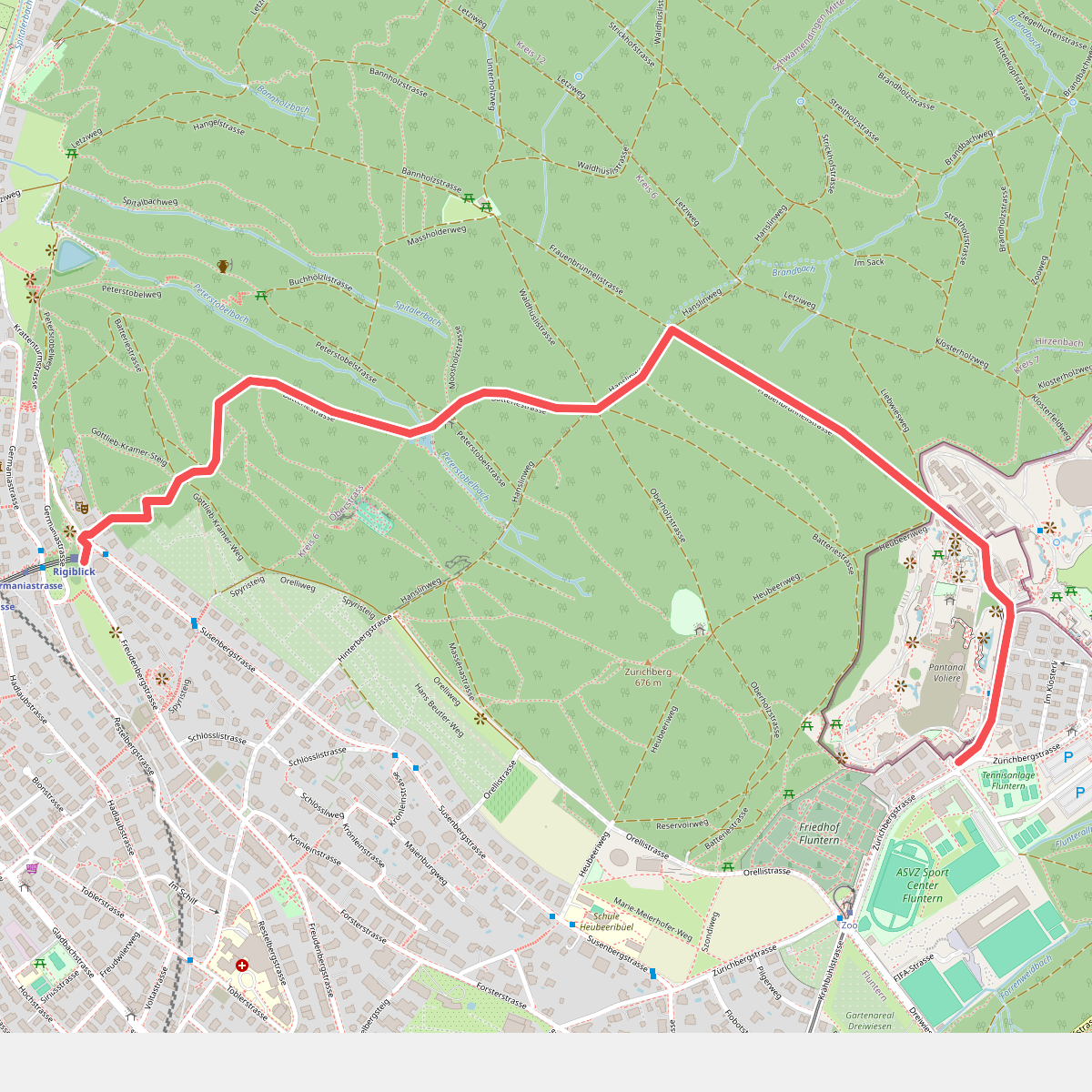 Familien-Wanderweg Rigiblick - Zoo