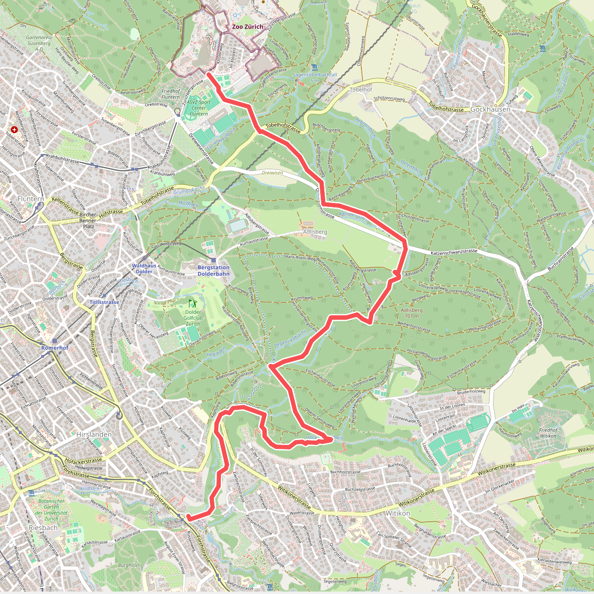 Familien-Wanderweg Zoo - Burgwies
