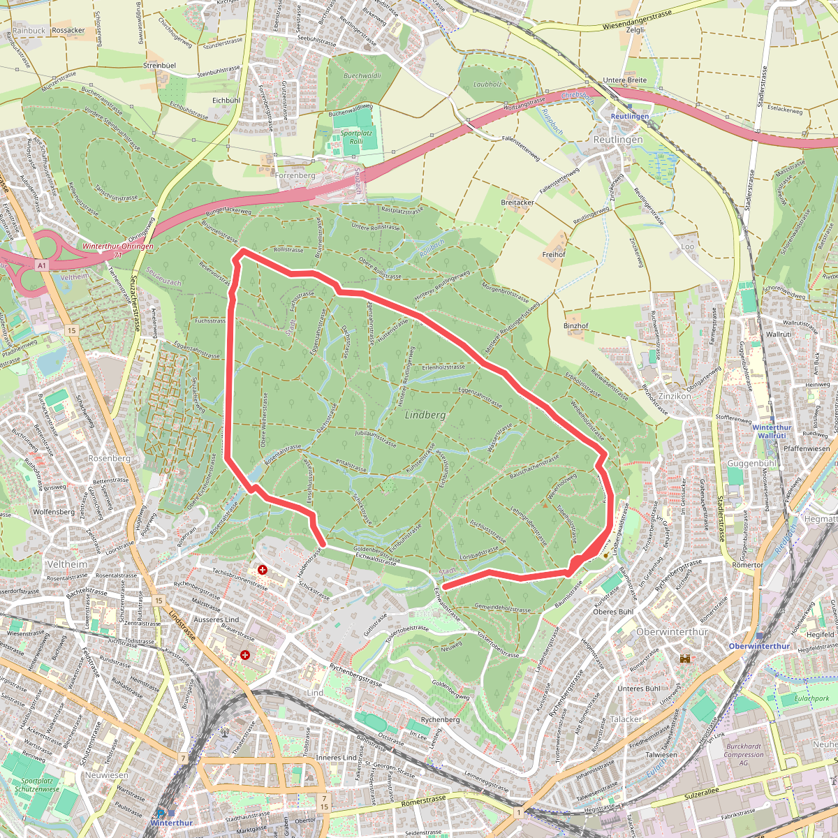 Römerholz Rundweg