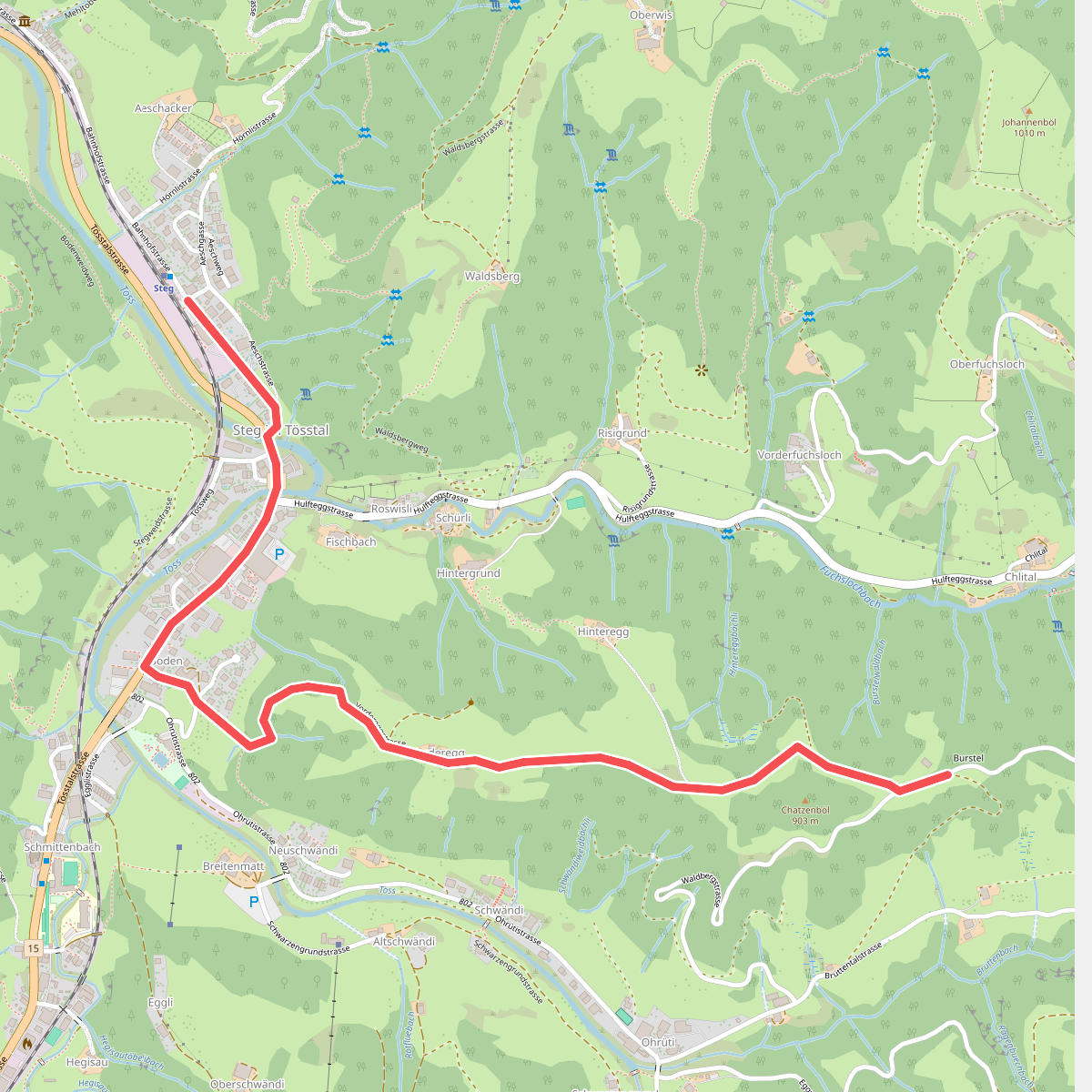 Burstel - Steg