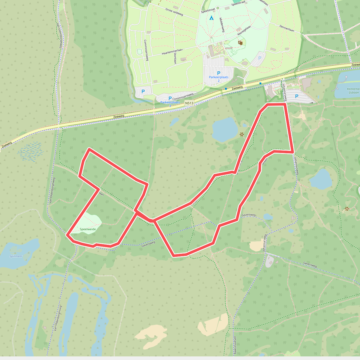 Leppad (duinroute van PWN)
