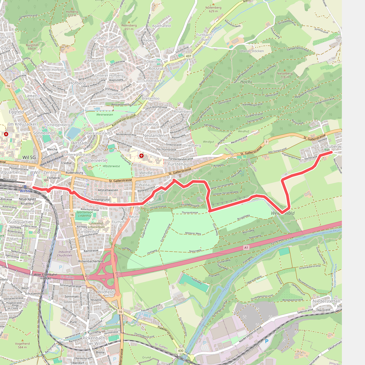 Wil - Züberwangen