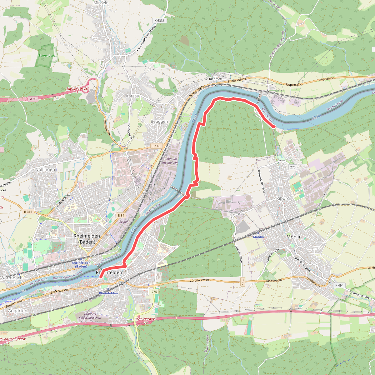 Rheinfelden - Bachtele