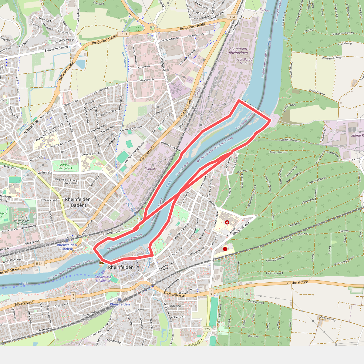 Rheinfelder Rheinuferweg