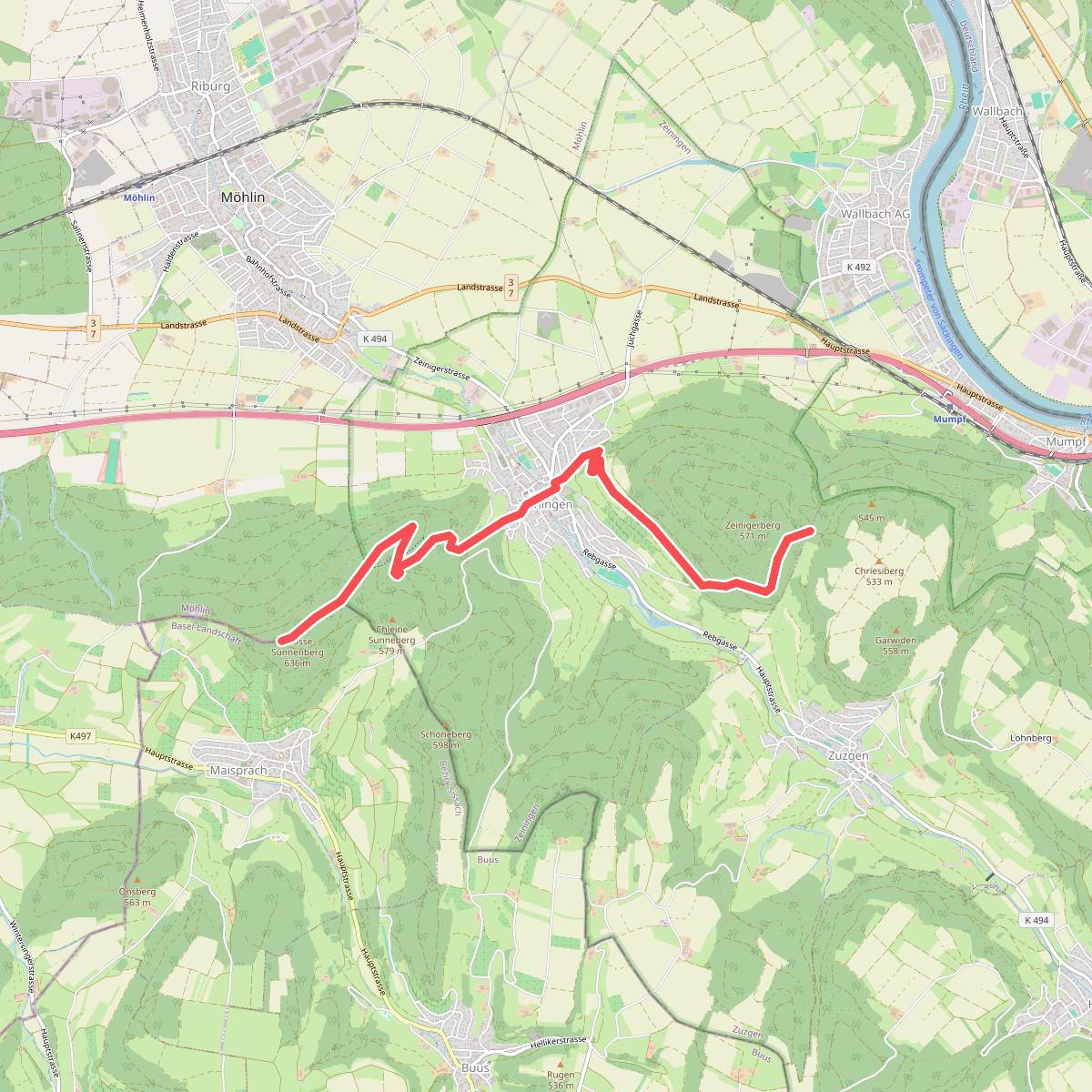 Sunnenberg - Spitzgraben