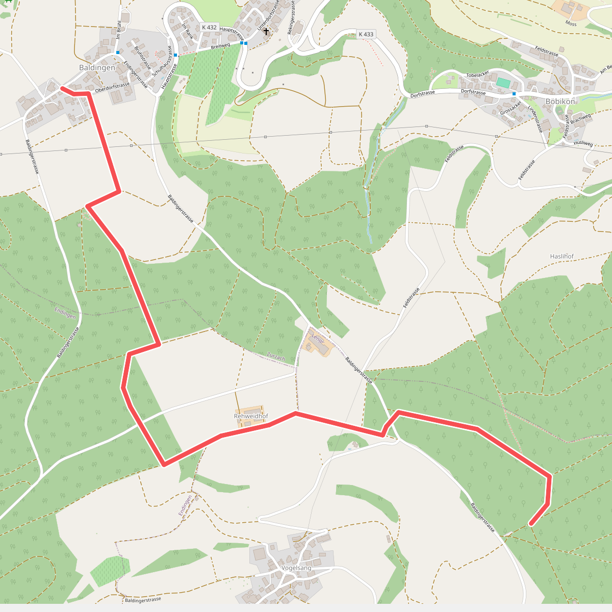 Ober Baldingen - Althau