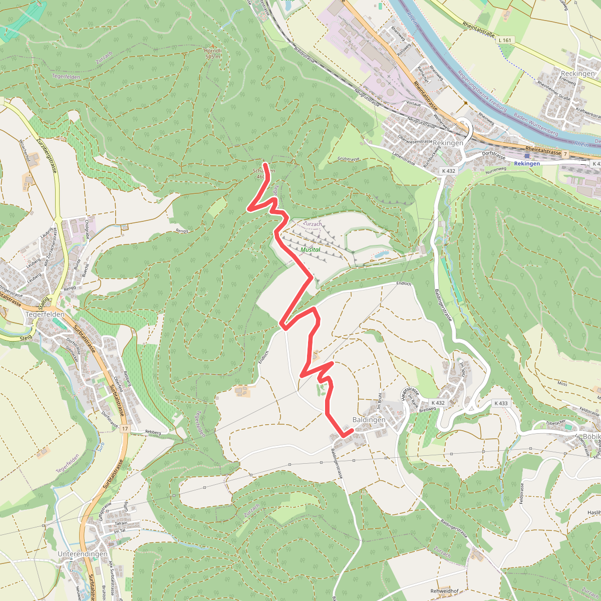 Ober Baldingen - Schachen