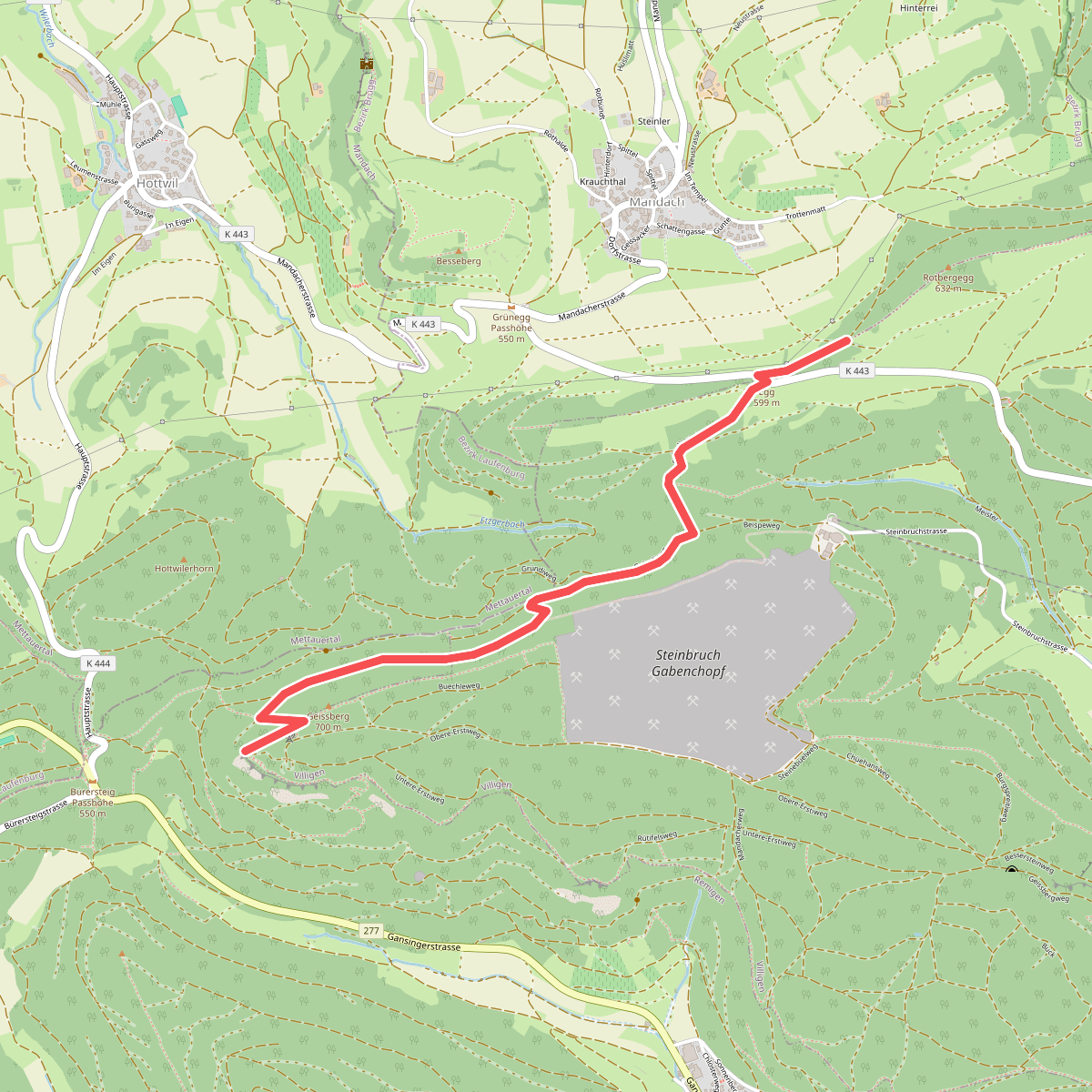 Rothbergegg - Geissberg Chameren