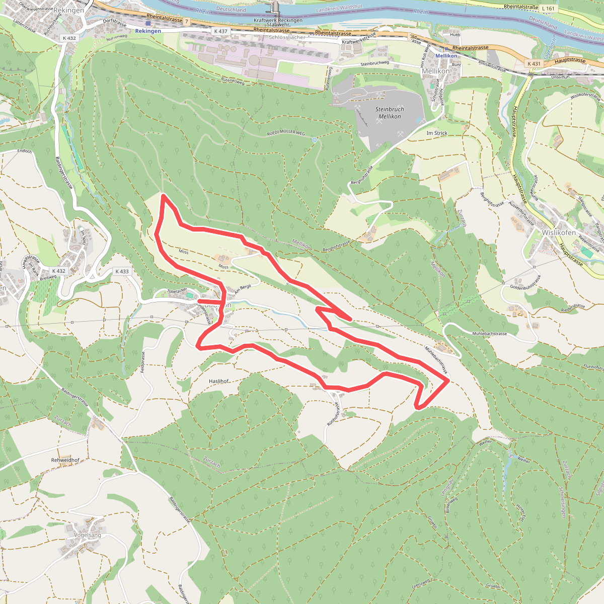 Rundwanderweg Gemeinde Böbikon