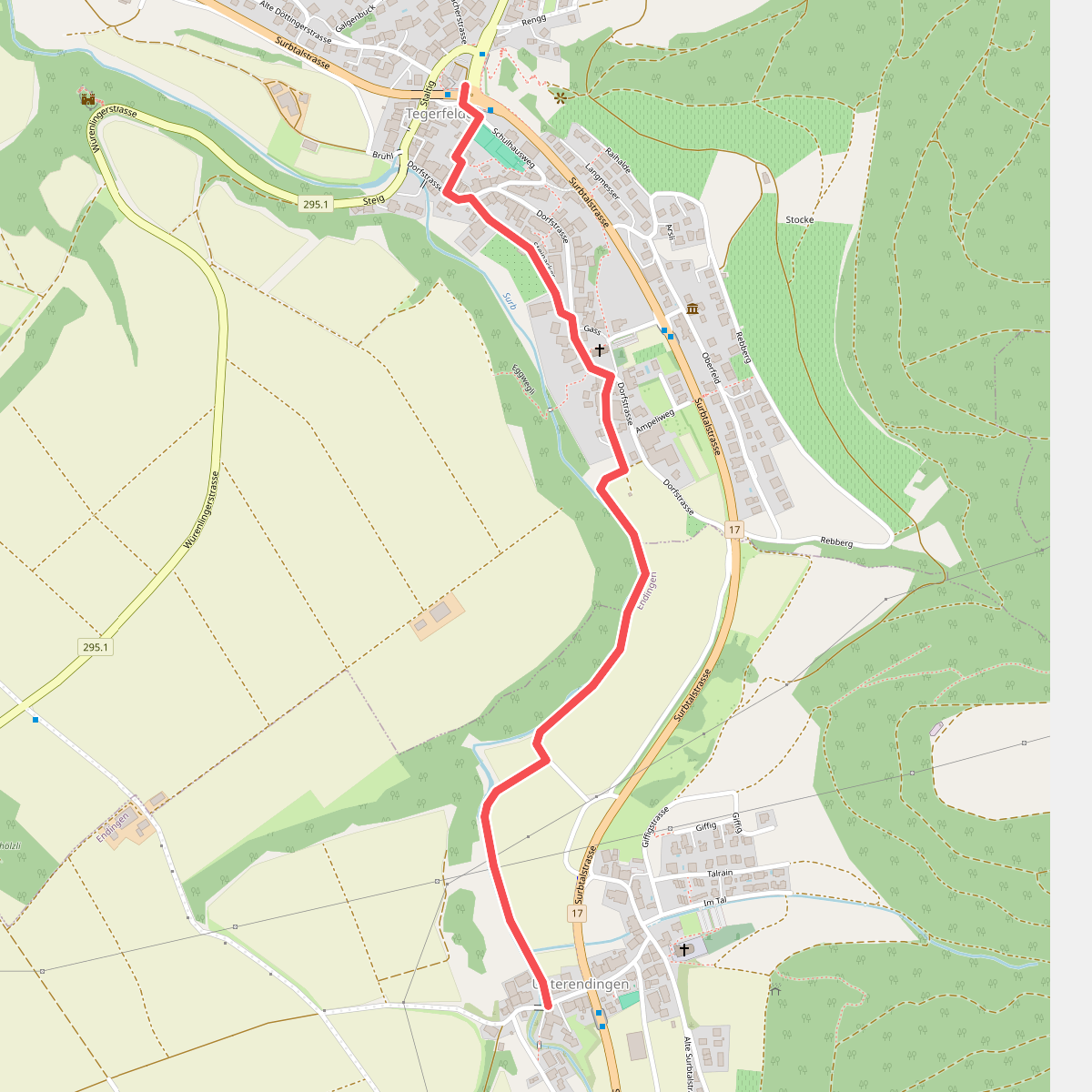 Unterendingen - Tegerfelden