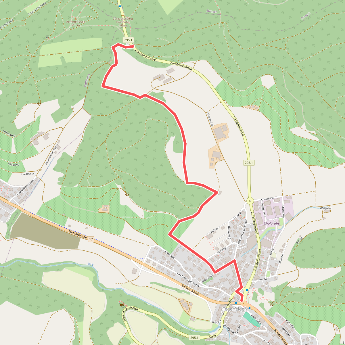 Zurzacherberg - Tegerfelden