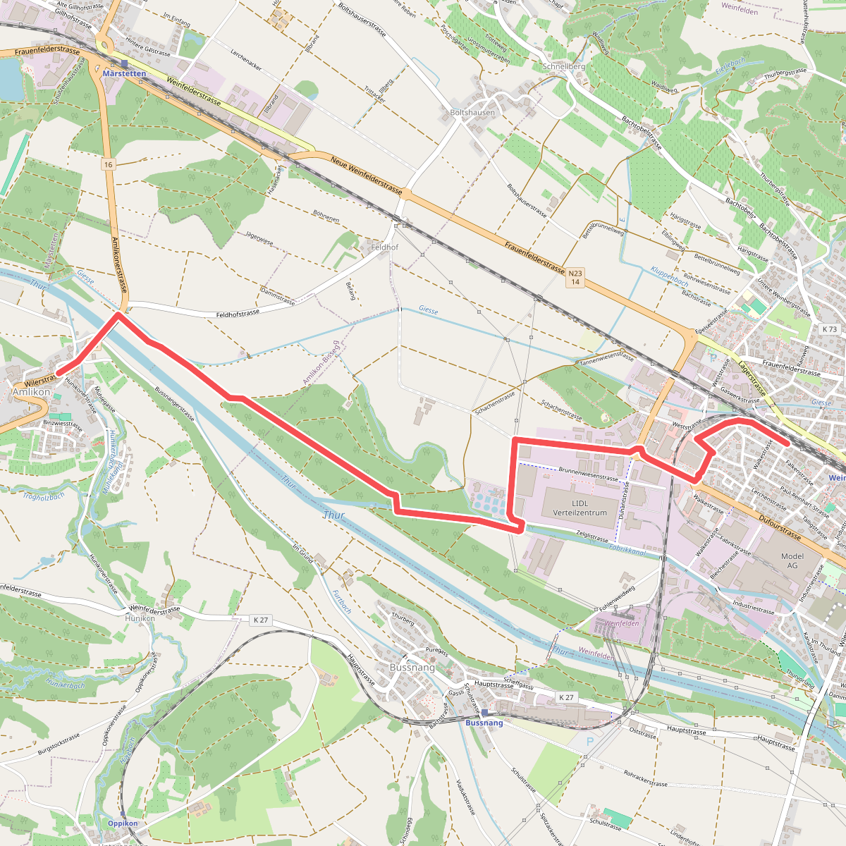 Weinfelden - Amlikon