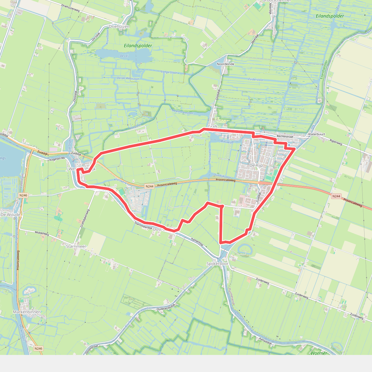 Ommetje Graft-de Rijp (groen)