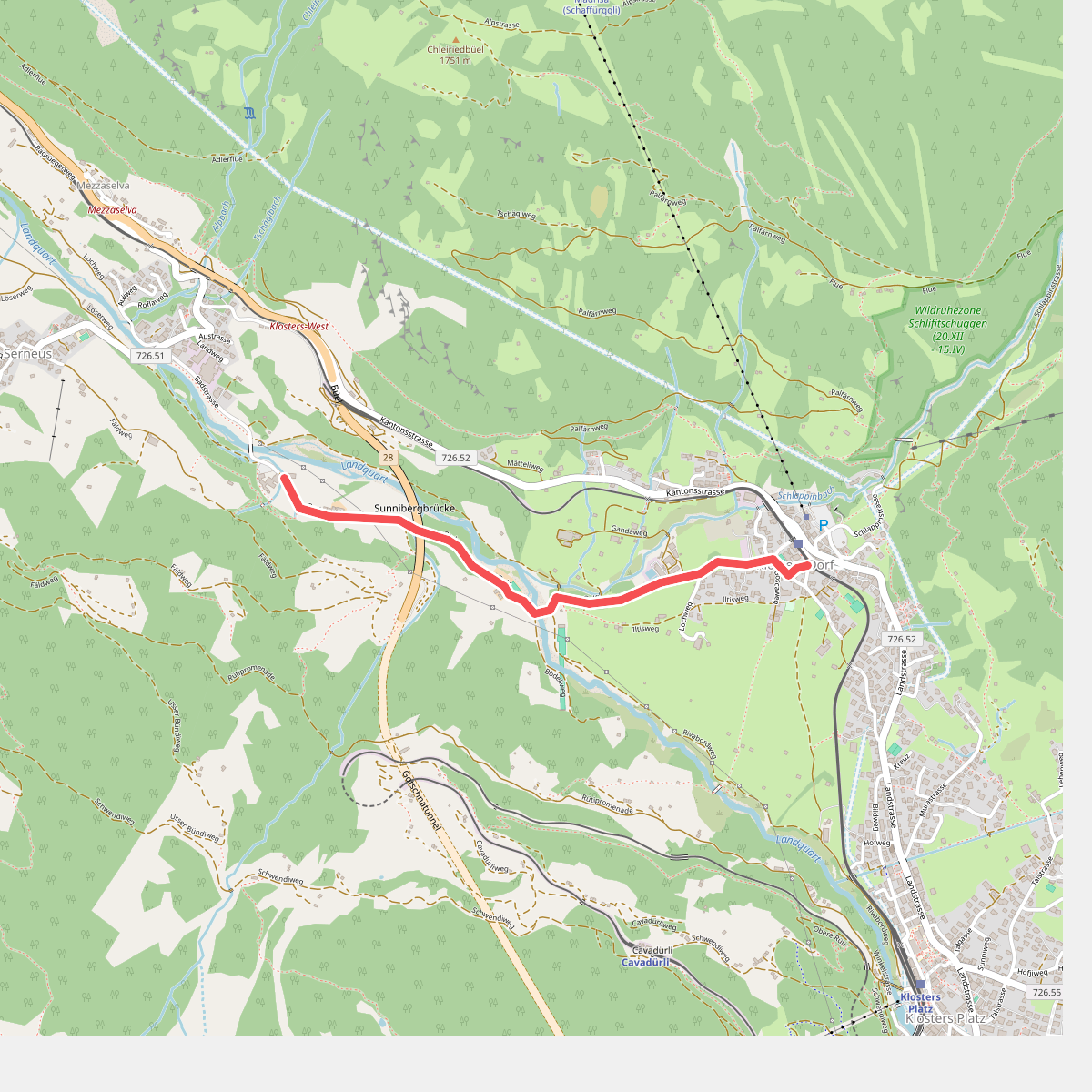 Klosters Dorf - Bad Serneus
