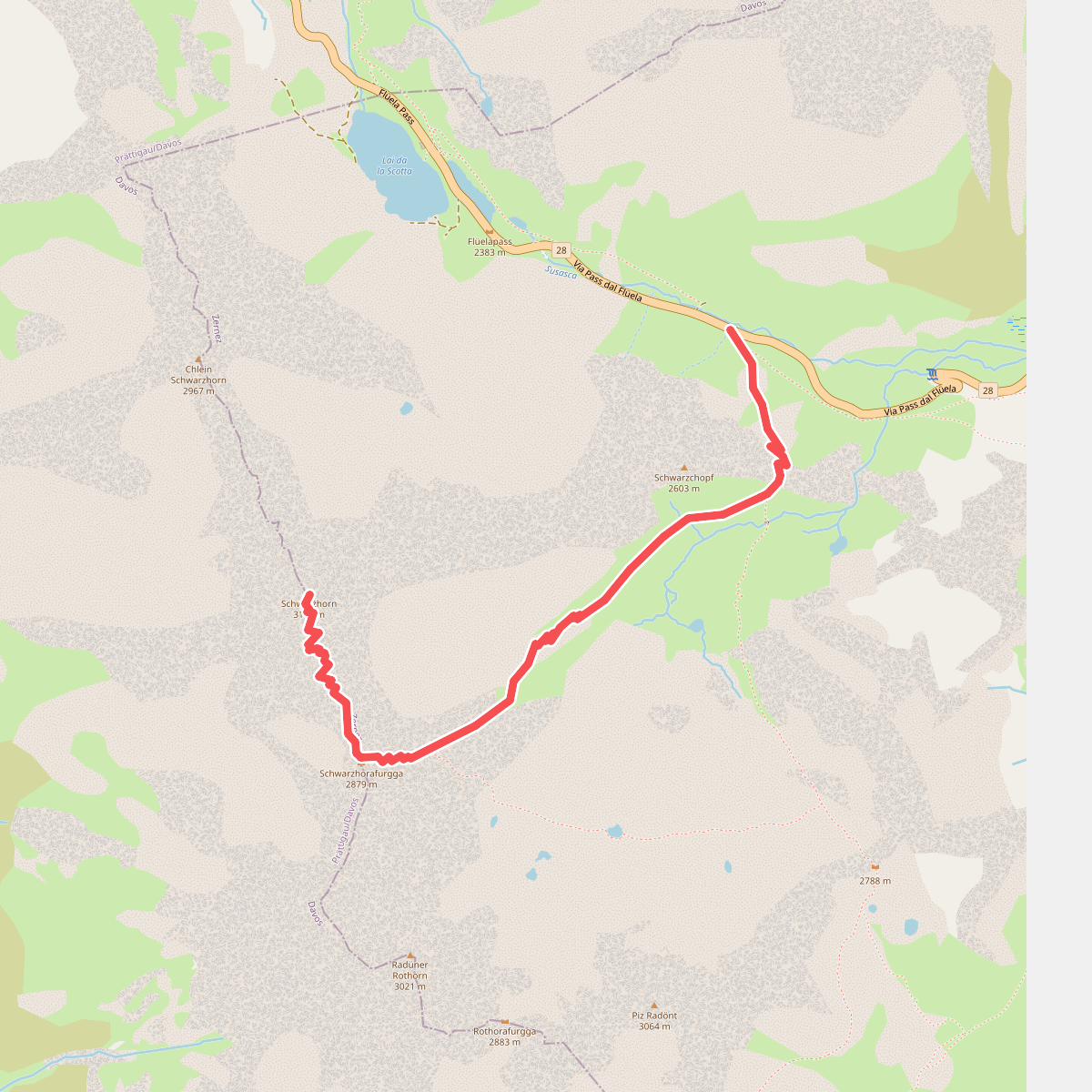Flüela-Schwarzhorn-Weg