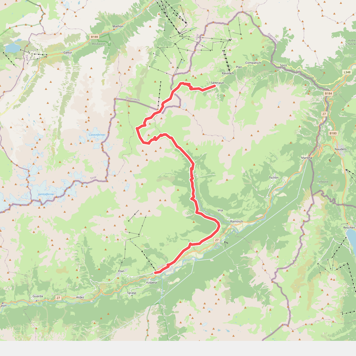 Senda Scuol-Samnaun
