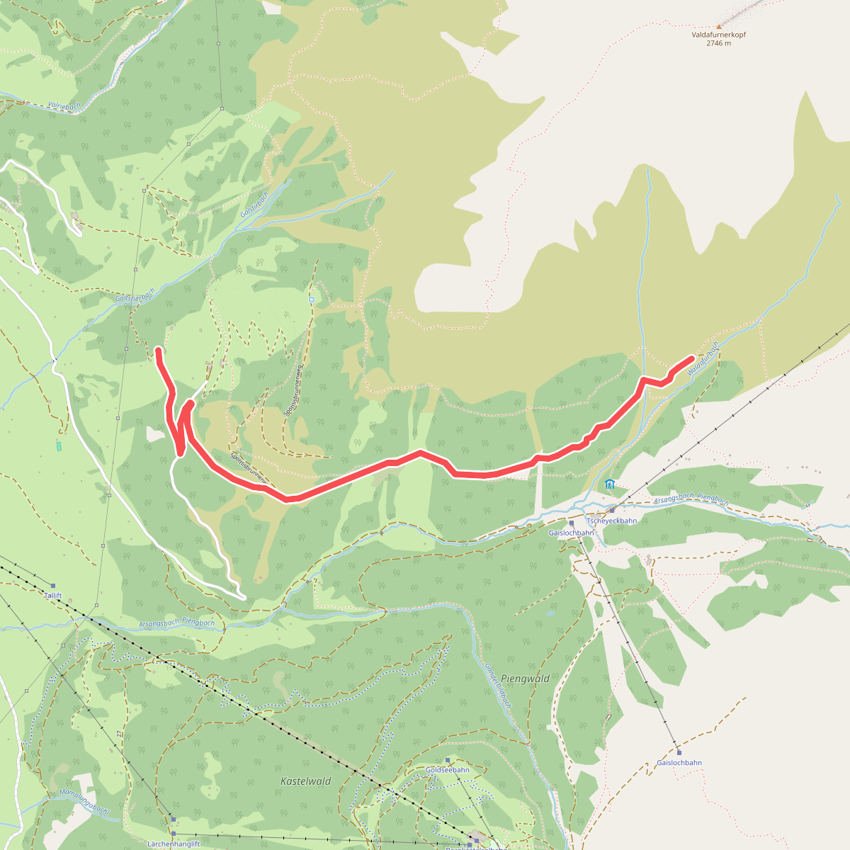 Nauders Wanderweg Nr. 18