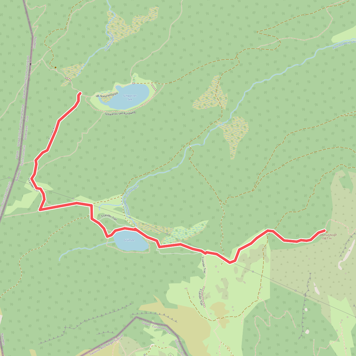 Nauders Wanderweg Nr. 6
