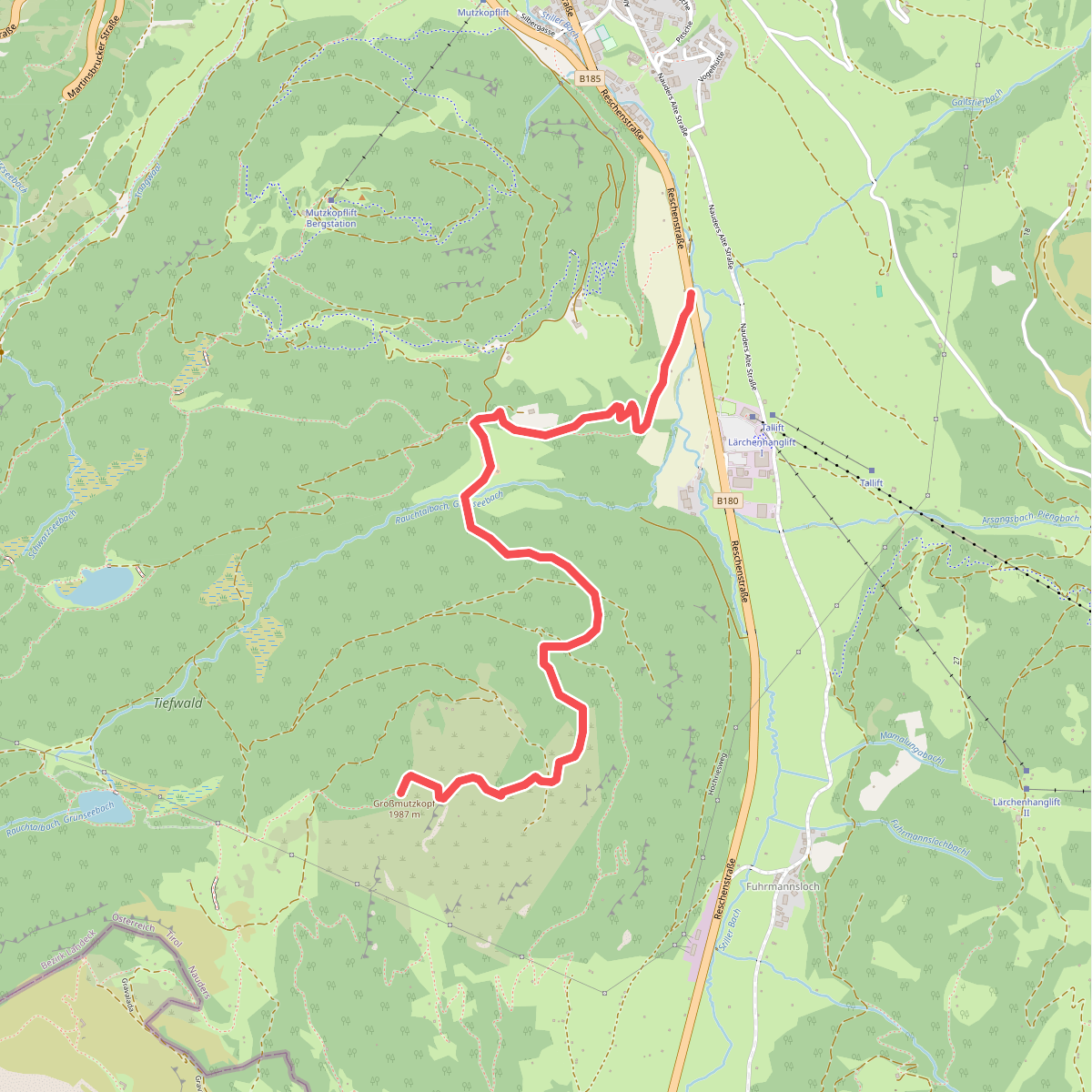 Nauders Wanderweg Nr. 7