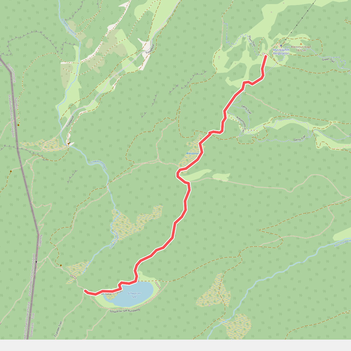 Nauders Wanderweg Nr. 9