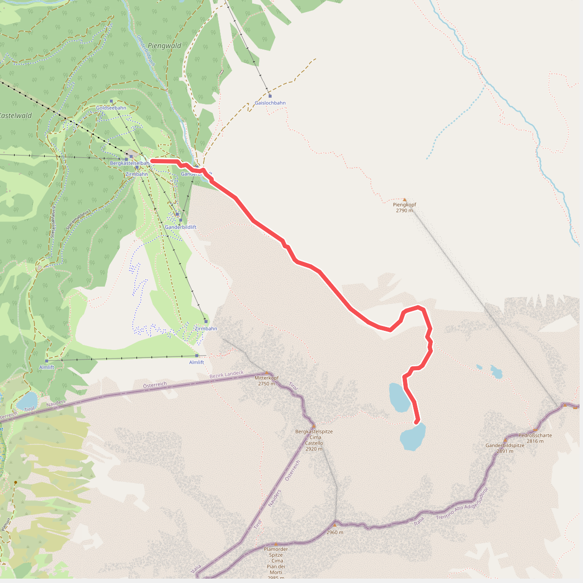 Nauders Wanderweg Nr. 20
