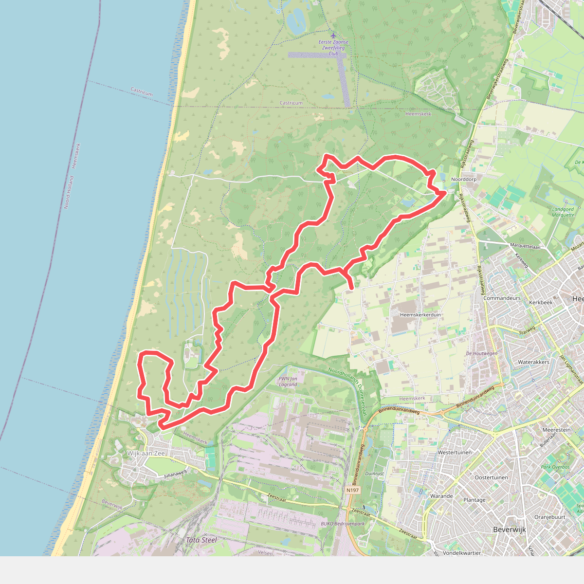 Van de Rellen naar de Vlotter (duinroute van PWN)