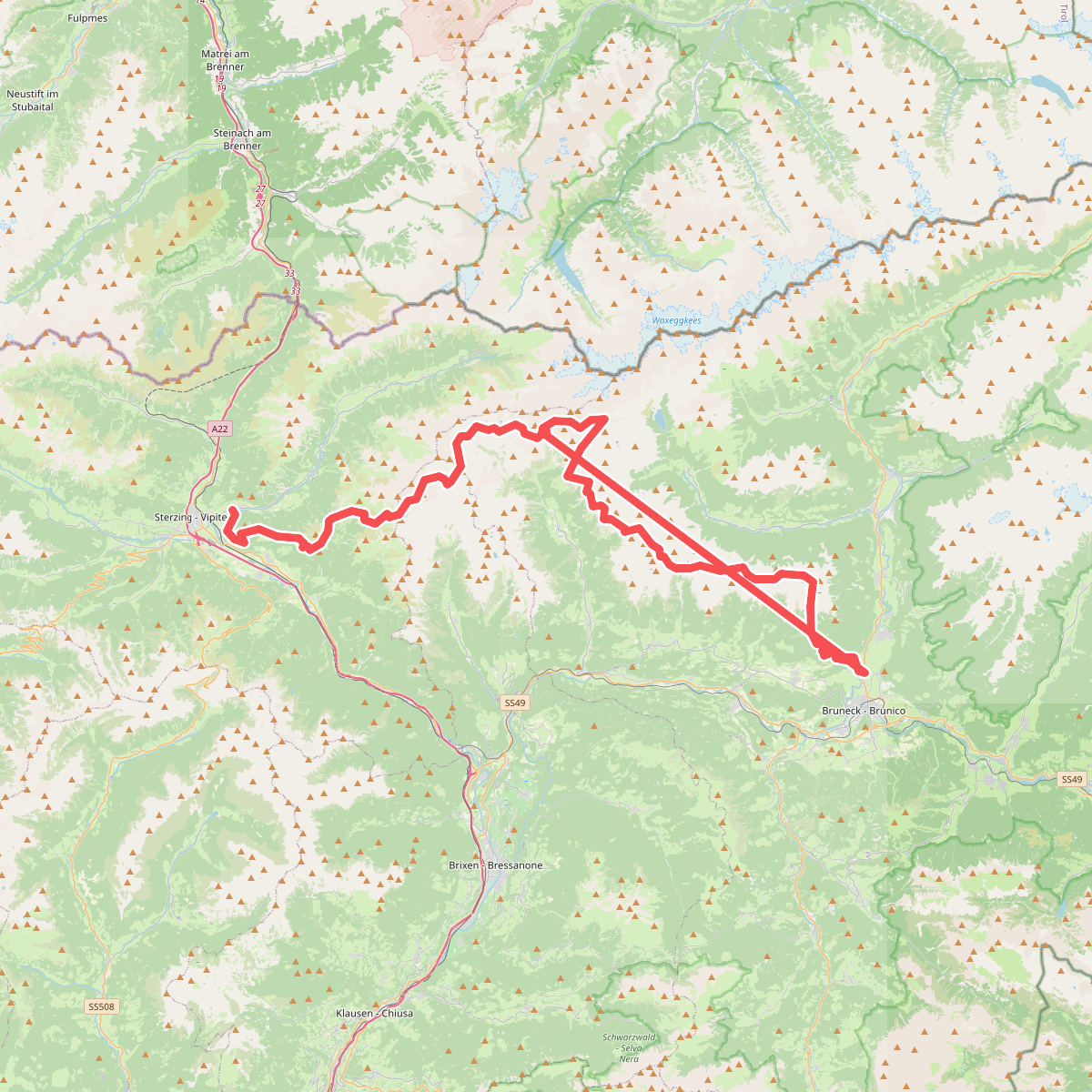 Pfunderer Höhenweg - Alta Via di Fundres