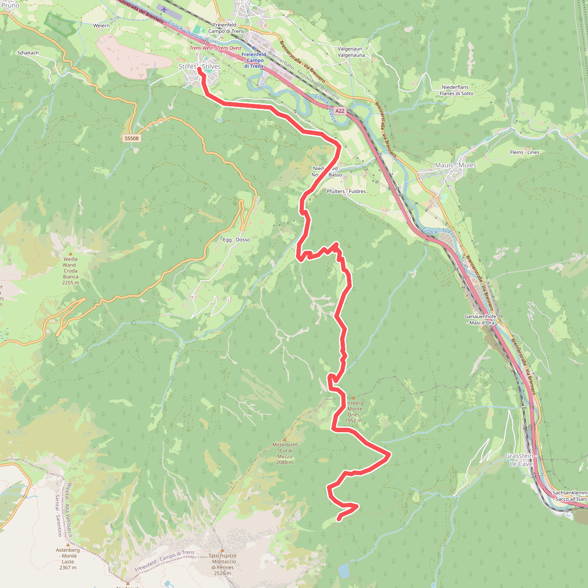16 - Stilfes => Puntleider Alm