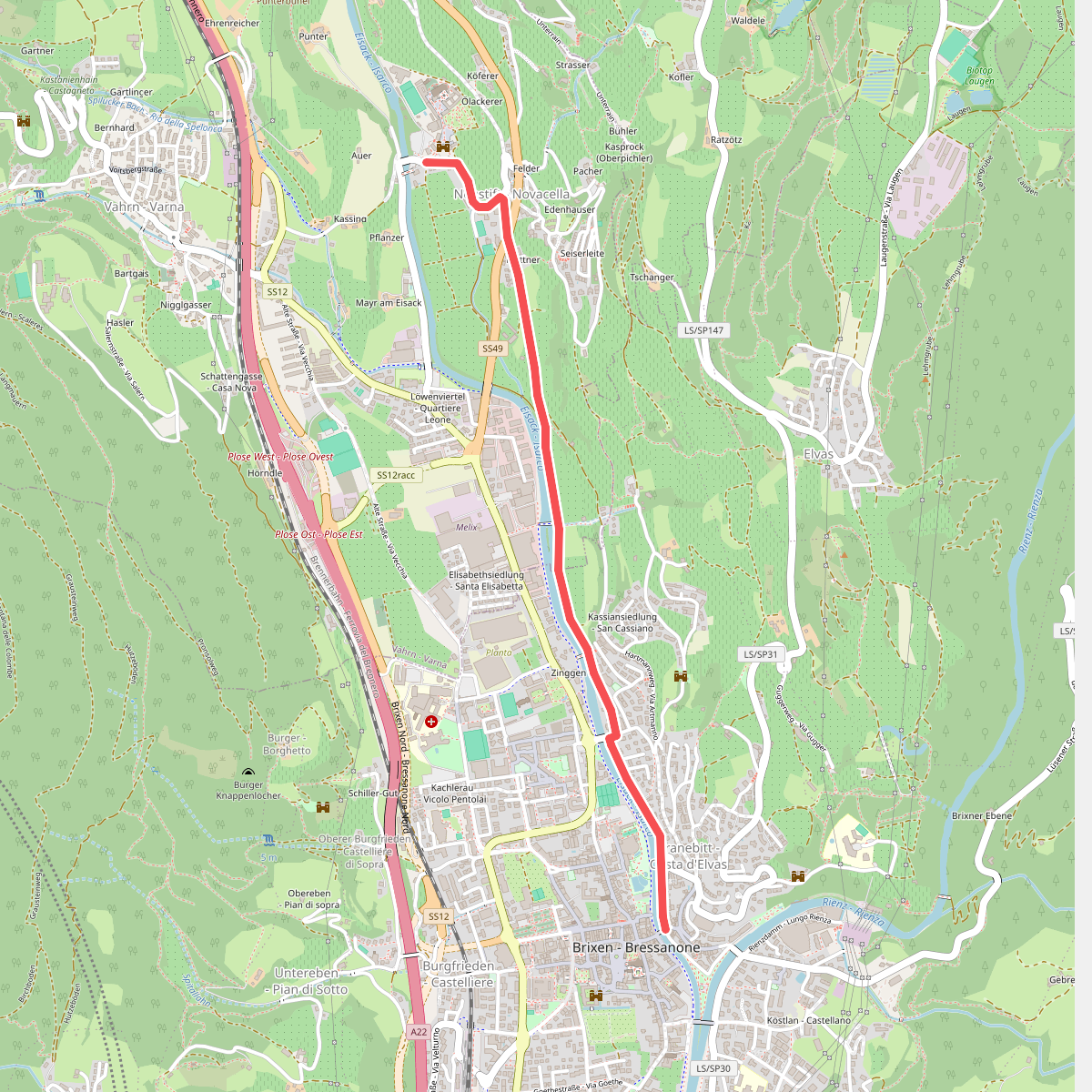 16 - Brixen => Neustift