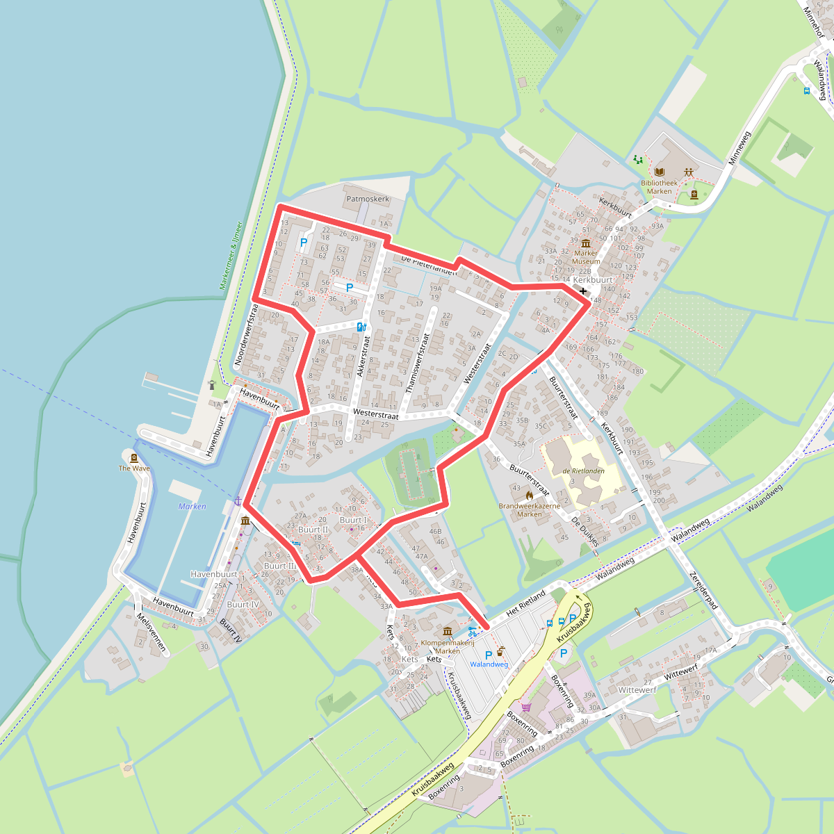 Kerkbuurt-ommetje (geel)