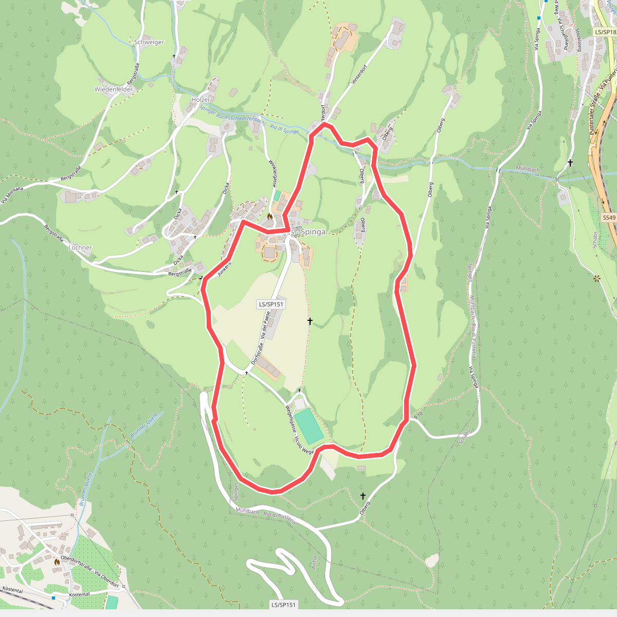Rundweg Spinges