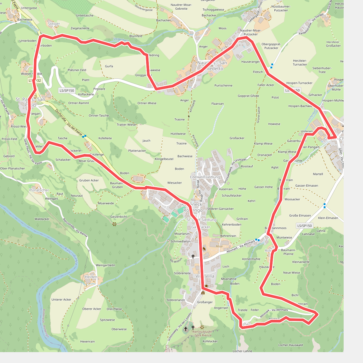Dörferrunde (Vill => St. Pauls => Nauders => Gifen)