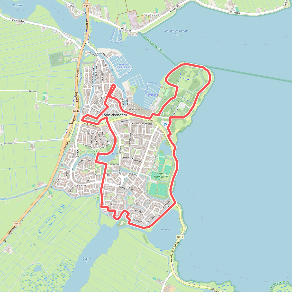 Troeterroute (blauw)