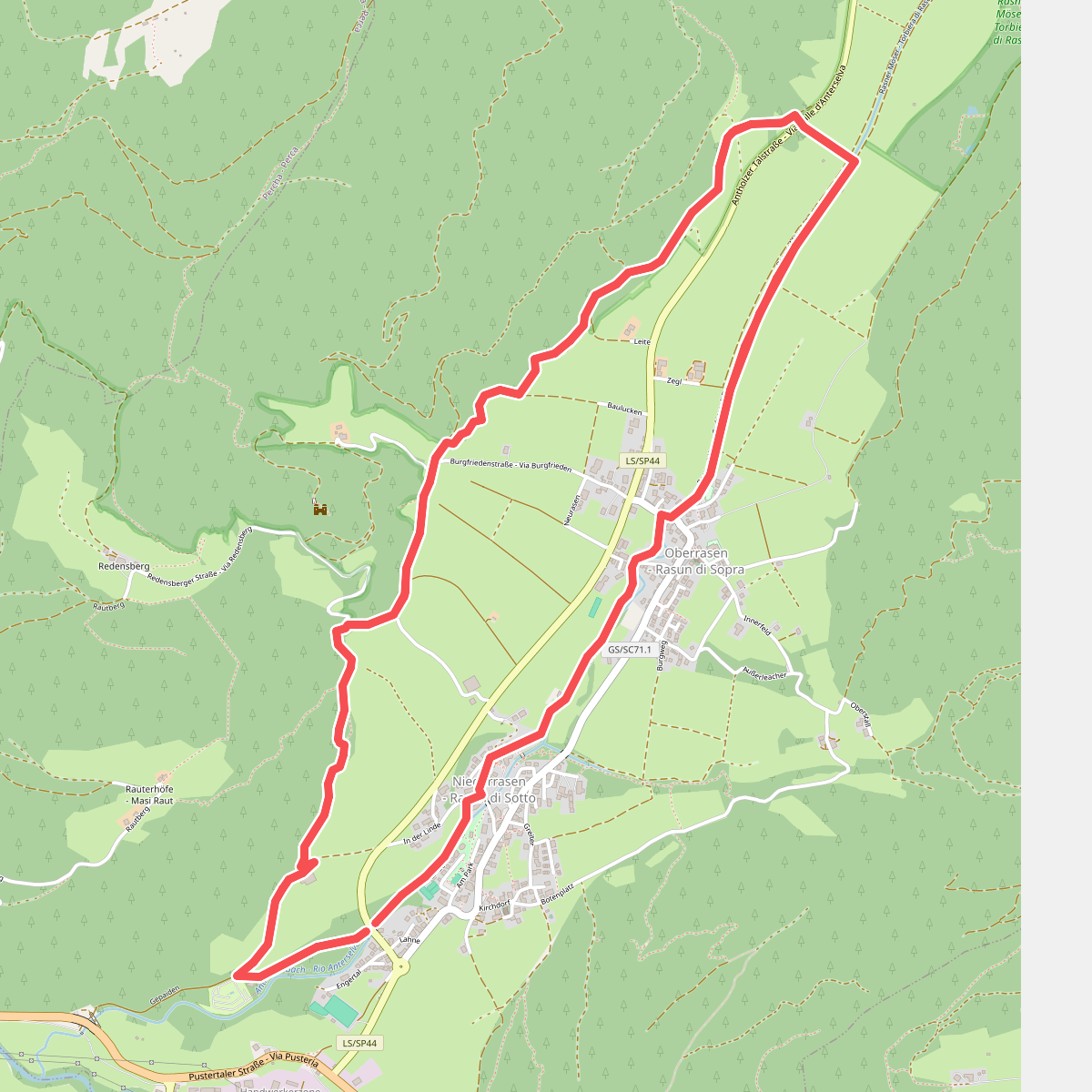 Dorfrundweg Rasen